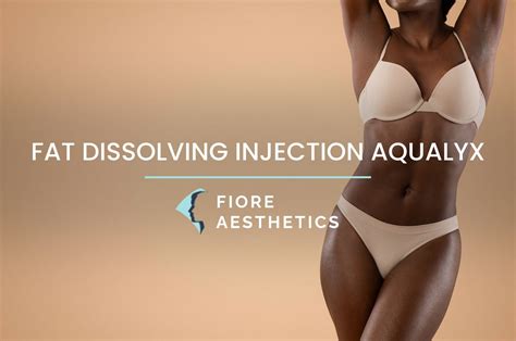 Aqualyx Fat Dissolving Injection Fiore Aesthetics