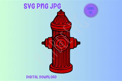 Fire Hydrant Svg Png  Clipart Graphic By Kaybeesvgs · Creative Fabrica