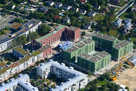 Luftaufnahme Berlin Baustelle Zum Neubau Eines Wohnhauses Ferdinand S