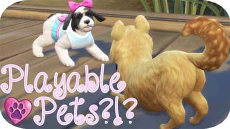 The Sims Playable Pets Mod Bxethailand