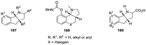 General Structures Of Biologically Active Polycyclic Pyrrolidines