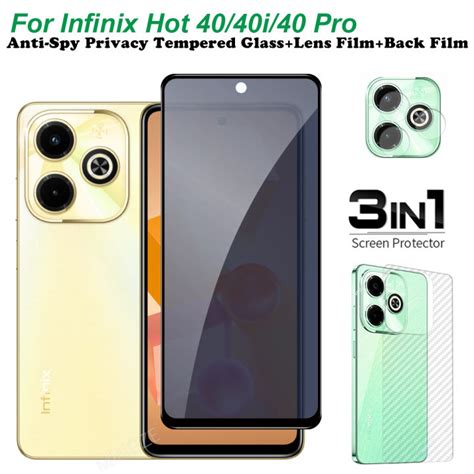 For Infinix Hot 40 Tempered Glass Infinix Hot 40 Pro Screen Protector