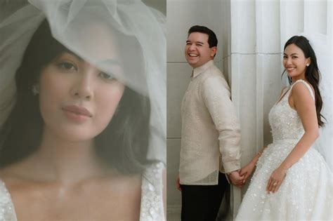 LOOK Dominique Cojuangco Is A Glowing Bride In New Wedding Photos