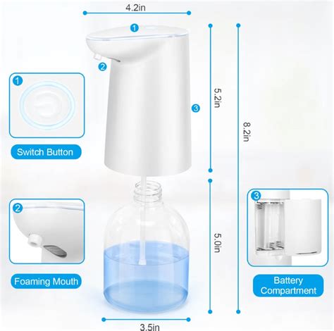 Boas Automatische Foam Dispenser Schuim Zeep Zeepdispenser