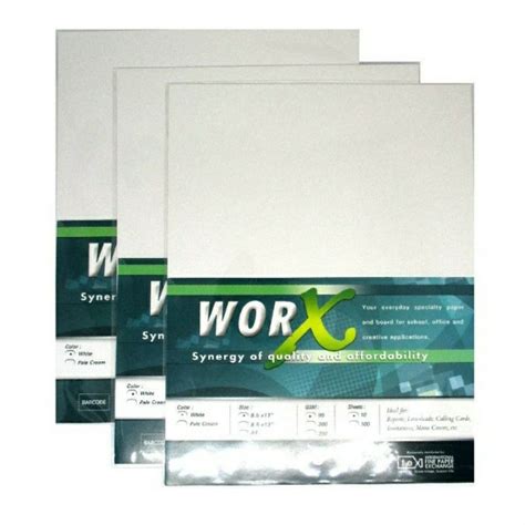 Worx Specialty Paper Gsm Long A Short Sheets Pack