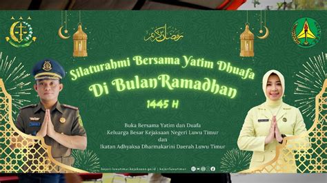 Silaturahmi Bersama Yatim Dhuafa Kejari Luwu Timur Dan IAD Daerah Luwu