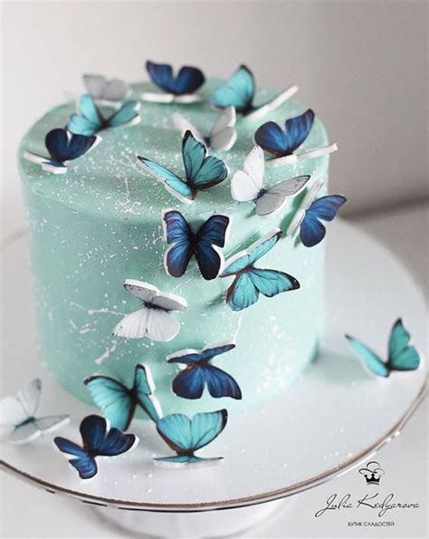 Hermosas Ideas Para Decorar Tus Pasteles Con Mariposas