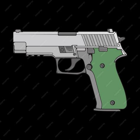 Premium Vector Firearms Vector Style Shooting Gun Weapon Illustration
