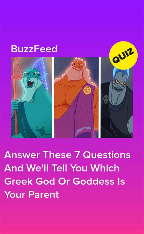 Which Greek God Or Goddess Is Your Parent Godly Parent Quiz Greek