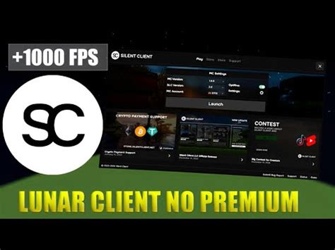 El Nuevo Lunar Client No Premium Silent Client Eltiti Youtube