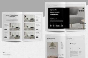 Bold Catalog Brochure Template Design Shack