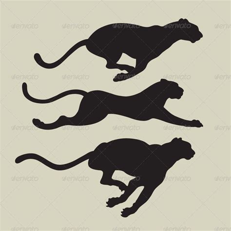 Leopard Running Silhouettes #Ad #Leopard, #Ad, #Running, #Silhouettes Big Cat Tattoo, Tiger ...