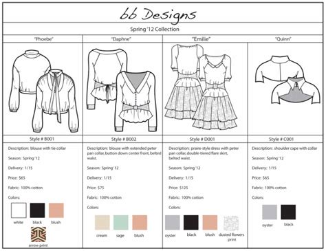 Line Sheet Definitive Guide For Wholesale Fashion Fashion Insiders