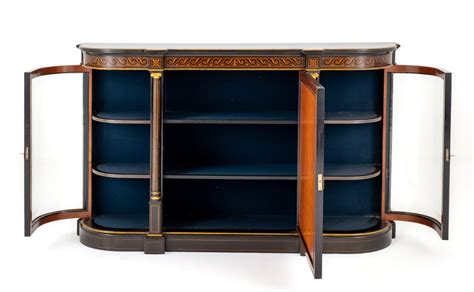 Victorian Credenza Ebonised Sideboard 1860