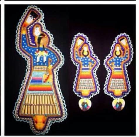 More Beaded Jingle Dress Dancers Native Beading Patterns Beadwork Designs Bead Work