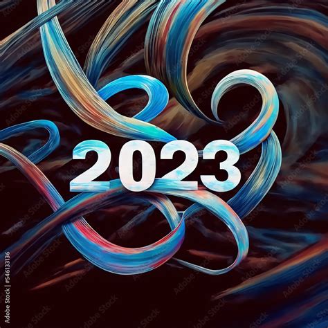 2023 Wordart | New Year Concept | Created Using Midjourney and ...