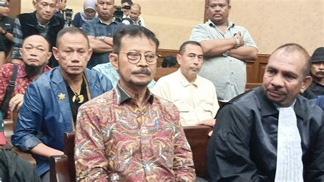 Breaking News Syl Divonis Tahun Penjara Kasus Gratifikasi Di Kementan