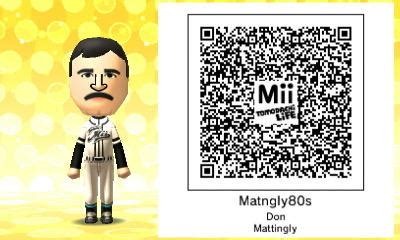 Don Mattingly 1980s - Mii QR Code by AllEyesOnMii on DeviantArt