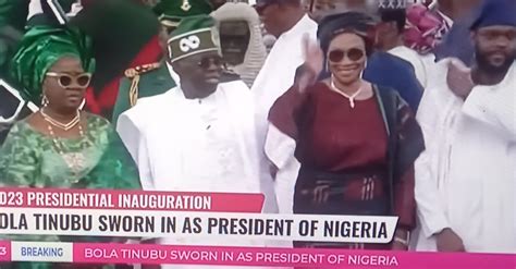 Breaking Bola Tinubu Sworn In As President Of Nigeria