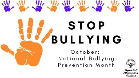 National Bullying Prevention Month SOMD Virtual MOVEment