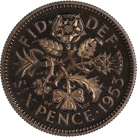 Sixpence Coin From United Kingdom Online Coin Club