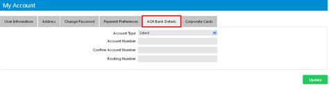 Configuring ACH Details