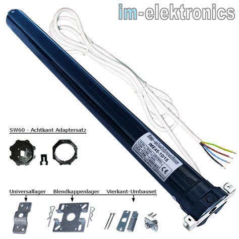 IME Elektronischer Rolladenmotor Rohrmotor Rolladenantrieb 10 40 Nm Mit