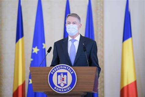 Declara Ie A Pre Edintelui Klaus Iohannis Dup Depunerea Jur M Ntului