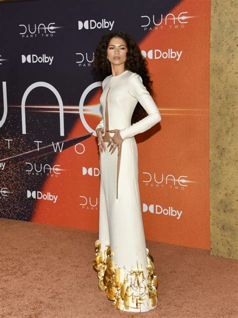 Zendaya Turns Heads In Braless And Pantyless Look At Dune Part Premiere