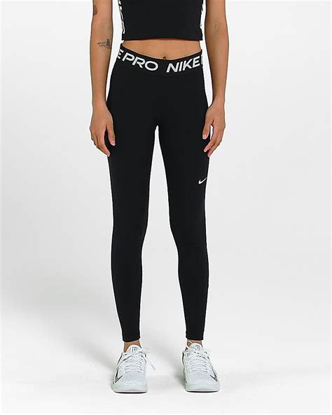 Leggings Nike Pro Med Mellanhög Midja Och Meshpaneler För Kvinnor Nike Se