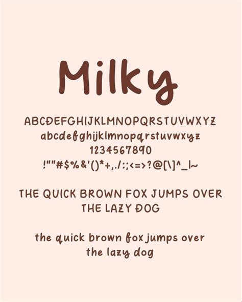 Milky Handwritten Font Digital Font Neat Handwriting Font - Etsy ...