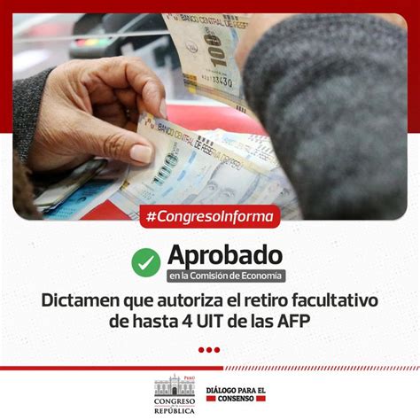 Comisi N De Econom A Del Congreso Aprob Proyecto Para El Retiro De