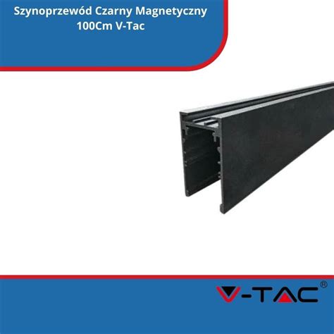 Szynoprzewód Czarny Magnetyczny 100Cm V Tac