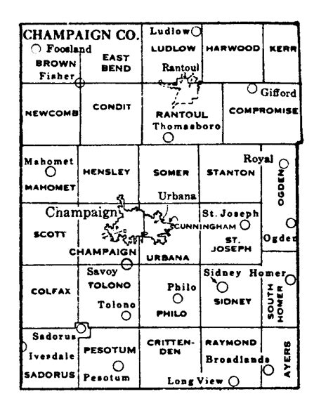 Townships By County Township Officials Of Illinois