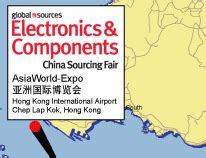 China Sourcing Fair Electronics Components Hong Kong Map