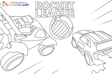 Coloriage Rocket League à imprimer