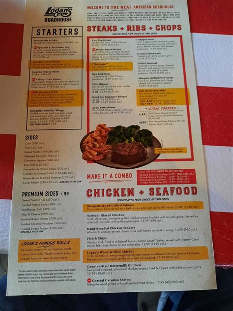 Menu At Logan S Roadhouse BBQ Waco