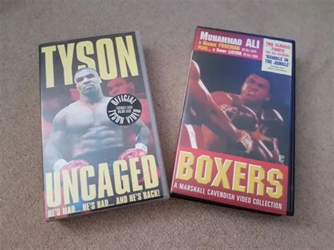 Classic Vhs Video Cassette Boxing Mike Tyson Muhammad Ali Eur 344 Picclick Fr