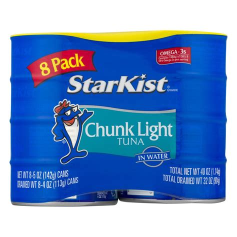 Starkist® Chunk Light Tuna In Water 5 Oz Can 8 Pack