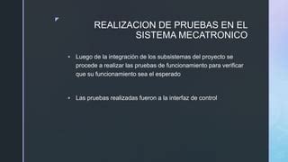 Mantenimiento En Los Sistemas Mecatronicos B Pptx