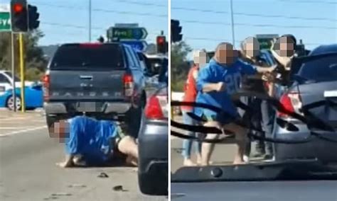 Violent Road Rage Incident Unfolds In Broad Daylight At A Busy Perth Intersection Daily Mail