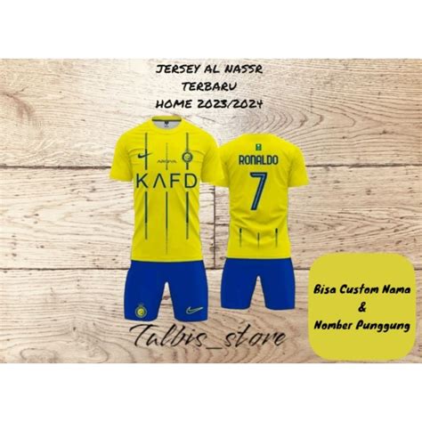 Jual Jersey Al Nassr Fc Home Terbaru 2023 2024 Cristiano Ronaldo