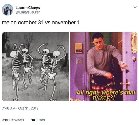 People Are Sharing Oct 31 Vs Nov 1 Memes And Theyre Too Good