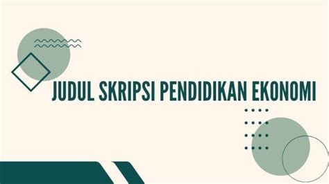 Judul Skripsi Hukum Ekonomi Syariah Terupdate Dan Sangat Inspiratif