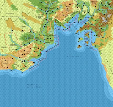 Gulf Of Hule 8 Sm Atlas Of Mystara
