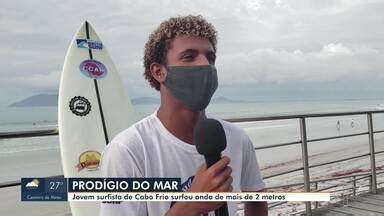 Rj Inter Tv Edi O Jovem Surfista De Cabo Frio Surfou Onda De Mais