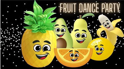 Baby Sensory Fruit Fruits Dance Party Fun Animation With Music Youtube