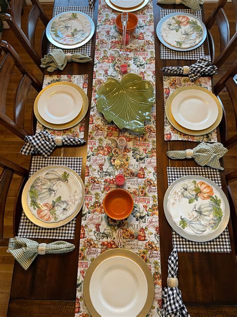 Table Runner And Placemats Etsy