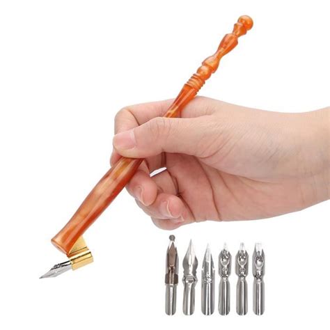 Ensemble De Stylos Ensemble De Stylo Innovante Avec 6pcs Plumes Pour La