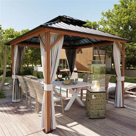 Joyside Aluminum Patio Gazebo Wayfair